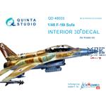 F-16I SUFA 3D-Printed & coloured Interior