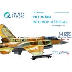 F-16I Sufa 3D-Printed & coloured Interior