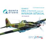 Il-2 Single seater 3D-Printed & coloured Interior