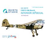 Fi-156 Storch  3D-Printed & coloured Interior