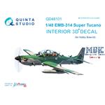 EMB-314 Super Tucano  3D-Printed & coloured Int.
