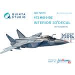 MiG-31DZ 3D-Printed & coloured Interior