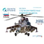 Mi-24V NATO Hind  3D-Printed & coloured Interior