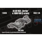 AR/AAV M551 Sheridan tracks w/worn pads