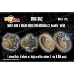 Merkava 3, Namer Wheel Hub (early) & Spare wheels