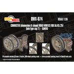 Sd.Kfz.251 Road Wheels (late hub type 2) Tamiya