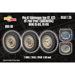 Kübelwagen Typ 82 off-road tread 1 wheels