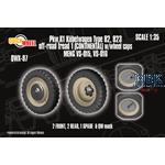 Kübelwagen Typ 82 off-road tread 1 wheels w/cap