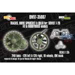 Tracks, Sprockets & Idlers for Soviet T-26