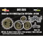 Tracks & Wheels Type 2 for M24 Chaffee (AFV Club)
