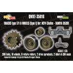 Tracks & Wheels Type 1 for M24 Chaffee (Tamiya)
