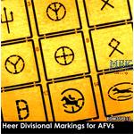 Heer Division Abzeichen  Stencils / Schablonen