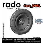 Front wheels for Sd.Kfz. 250, Semperit (Dragon)