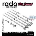 German PzF. 30/30 klein set (12 pcs.)