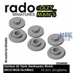 US Tank Destroyer Rivets M10/M36/Achilles (Tamiya)