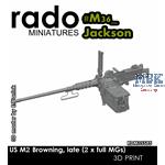 US Tank Destroyer Browning MG set (.30/.50 cal.)