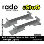 StuG III G late deflector set - new & damaged
