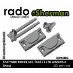 Sherman tracks set, T54E1 (170 workable links)