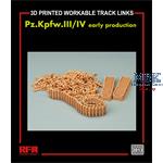 Panzer III / IV early workable tracks (3D printed)