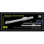 3D print.Gun barrel M256 120mm L/44 for M1A1/M1A2
