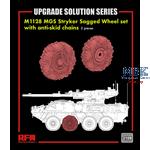 M1128 MGS Stryker Sagg.Wheel set w/anti-skid chain