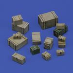 Assorted Wooden Crates 1:35