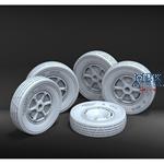 Autoblinda AB41 "Libia" wheels set (1:35)