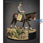 German Soldier with Mule – WWII 1:35)