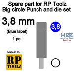 Big Punch and die set "Rund" - Spare part 3,8mm