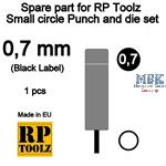 Punch and die set "Rund" - Spare part 0,7mm