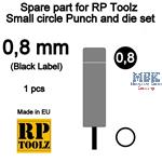 Punch and die set "Rund" - Spare part 0,8mm