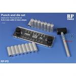 Punch and die set "Rund" 0,5mm -2mm
