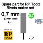 Rivets maker set - Spare part 0,7mm