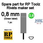 Rivets maker set - Spare part 0,8mm