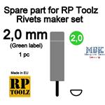 Rivets maker set - Spare part 2,0mm