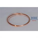 0,4 mm Brass wire / Kupferkabel