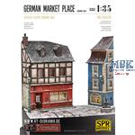Diorama-Base: German market place