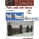Park wall with Fence