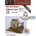 Diorama-Base: "Railroad shed"