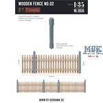 Wooden fence / Holzzäune  No.2 1/35