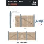 Wooden fence / Holzzäune  No.3 1/35