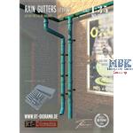 3D Resin Print: Rain Gutters (Type 2)