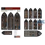 Print. Accessories: Gothic Stained Glass Windows 1