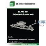 Sd Kfz 251 bewegliche Frontachse / frontale axe ad