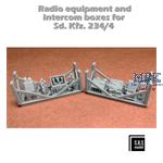 Radio Equipment +intercom boxes for Sd.Kfz 234/4