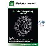 Sd.Kfz. 250 (Alte) Sprocket for Takom/Dragon kit