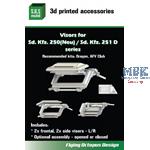 Sd.Kfz. 250 (Neu) / Sd.Kfz. 251/D series Visors