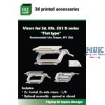 Sd.Kfz. 251/D series Visors - flat type