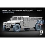 HMMWV MT 12-bolt Sagged wheel set - 1/35