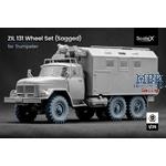 ZIL 131 Sagged wheel set - 1/35 (Trumpeter)
